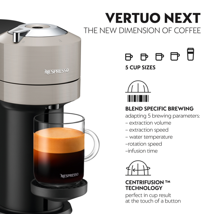 Nespresso VERTUO Pop - Capsule coffee maker, Krups espresso machine, 4 cup  sizes
